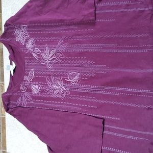 CJ Banks 3X Dressy 1/2 sleeve T shirt